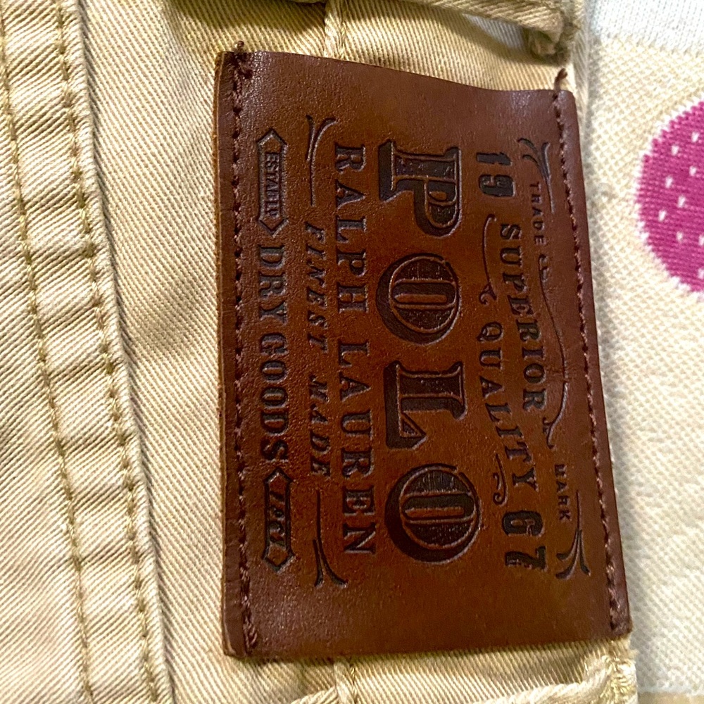 Polo Ralph Lauren size 52x34 5 pocket khaki Jeans